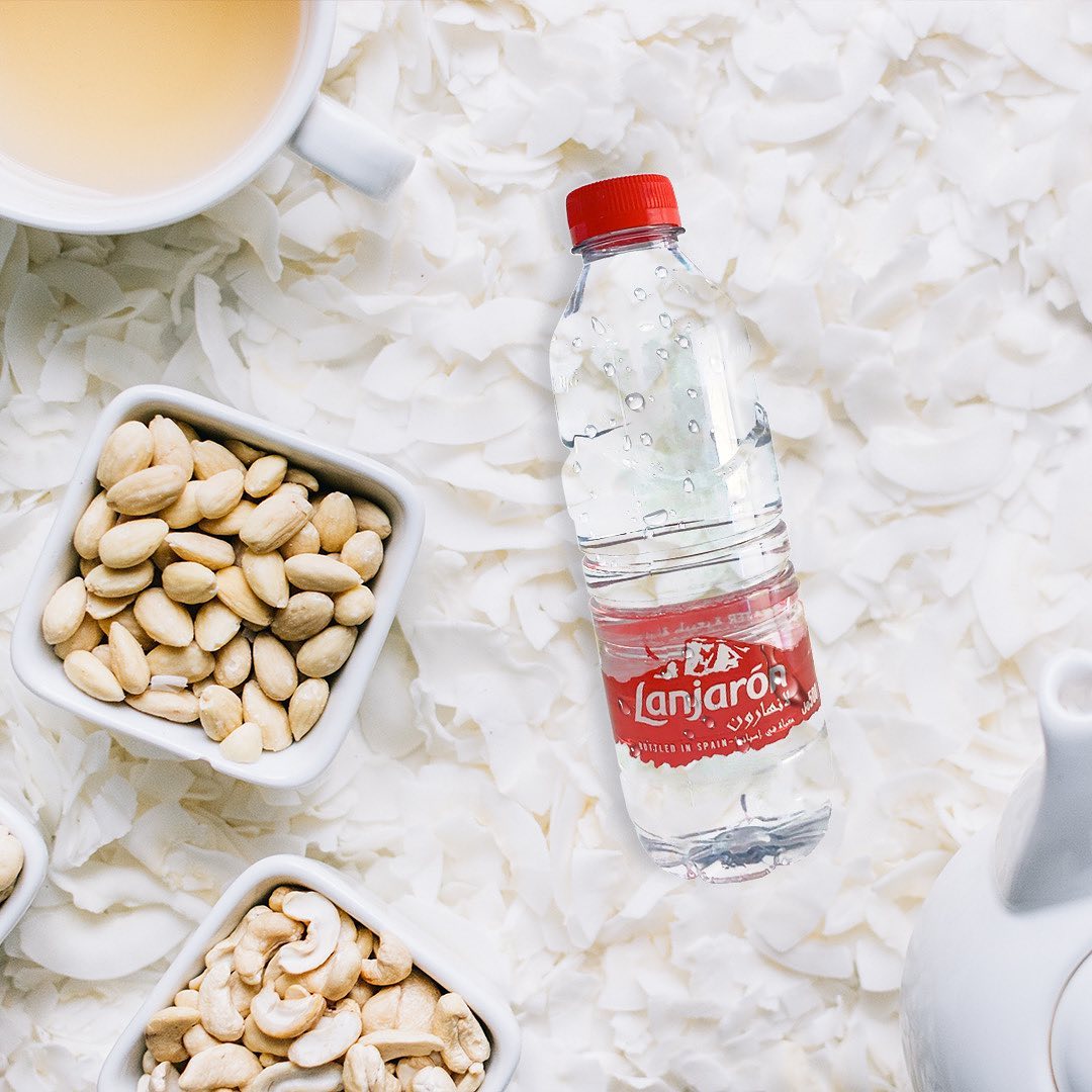 The best way to start your day is with a bottle of pure natural mineral water followed by some dry fruits to give you a healthy start for the day 💧