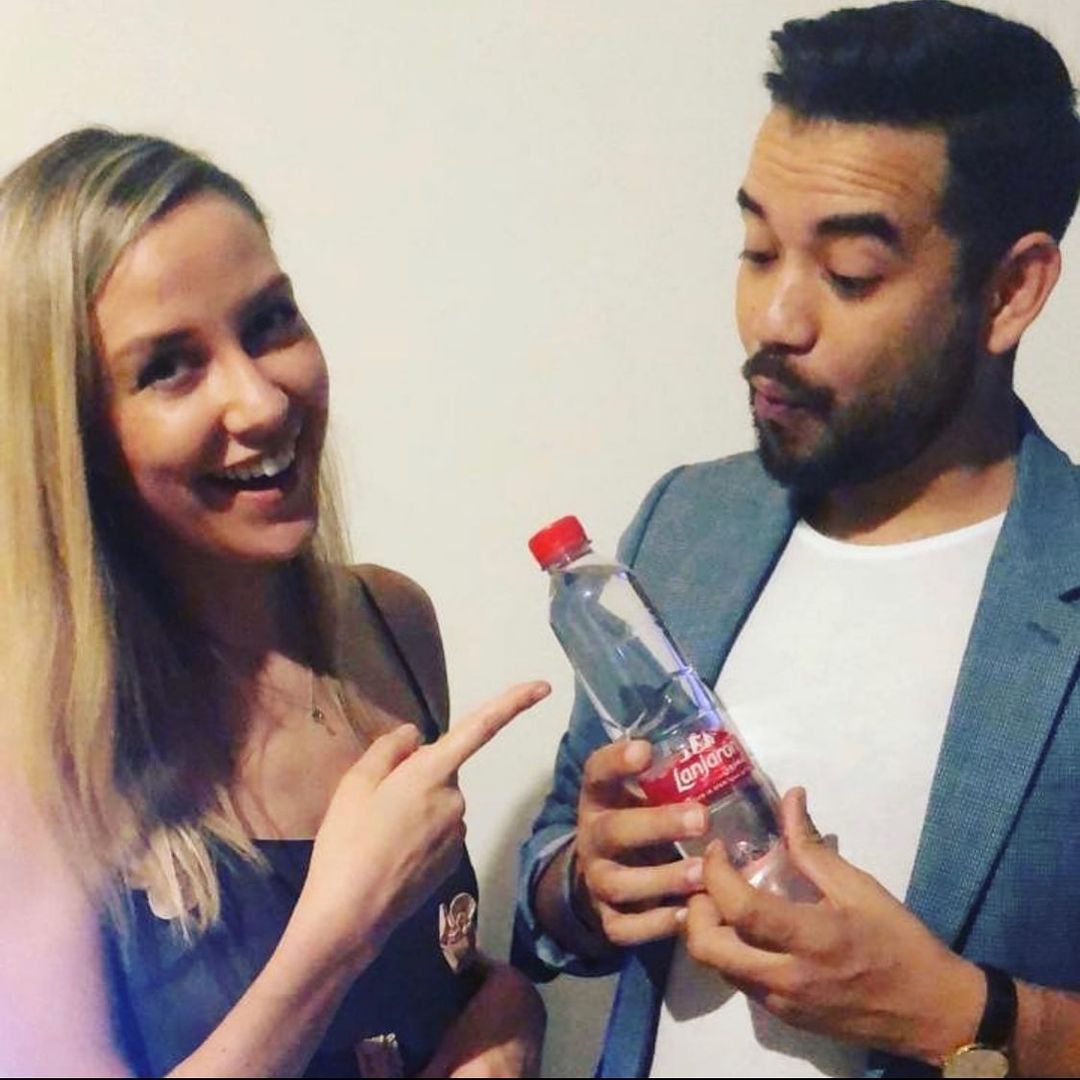 Good to run into friends of friends who love good pure natural mineral water 💧 #feelthepurity