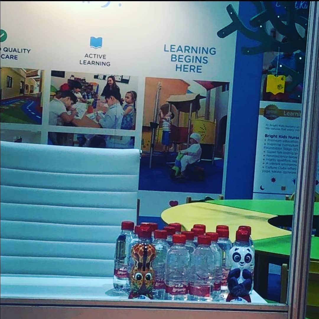 It was fun having our water mountain mineral water at the @brightkids_nursery stand during the ADIHEX