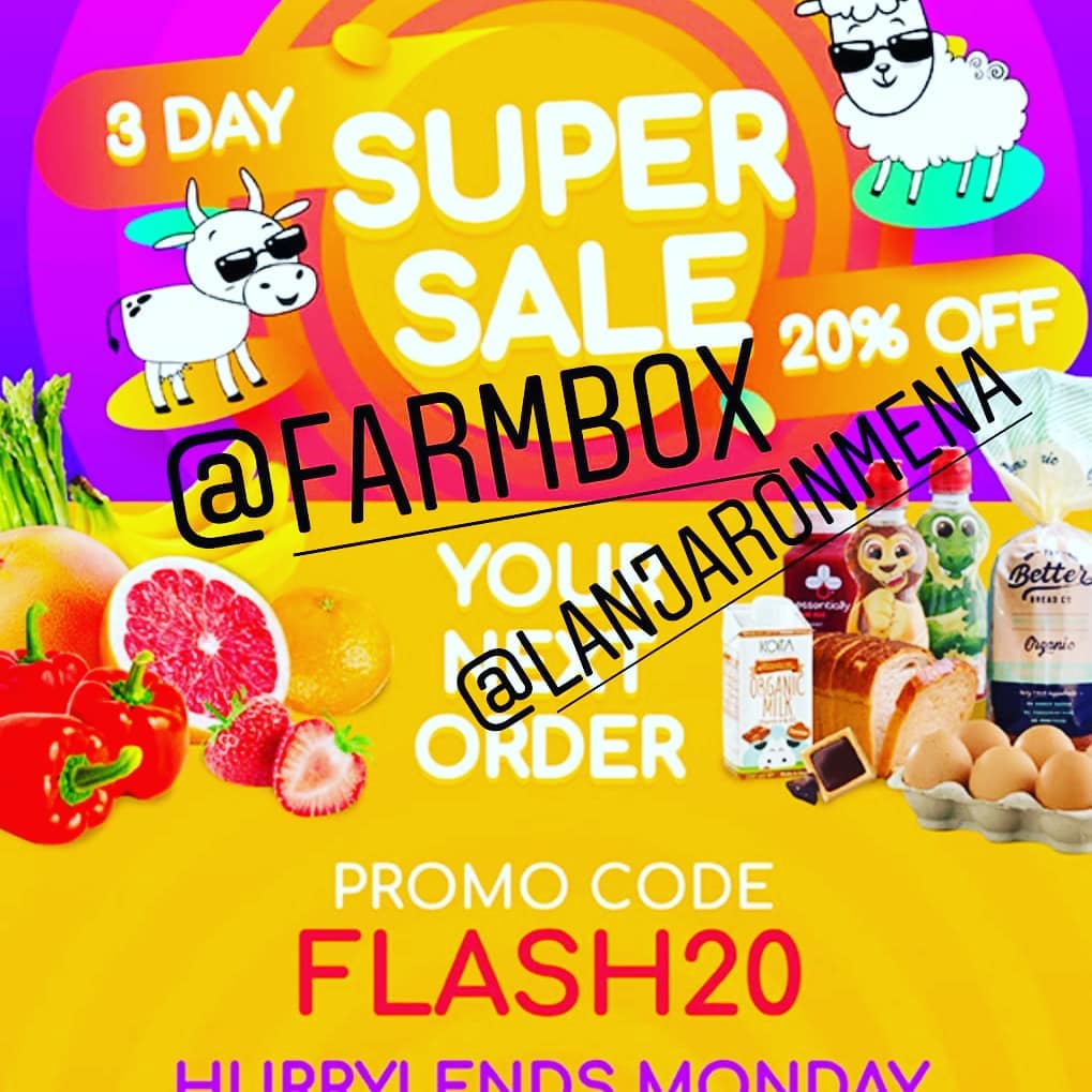 Hurry up and place your order with @farmbox. Special offer ends tonight.
