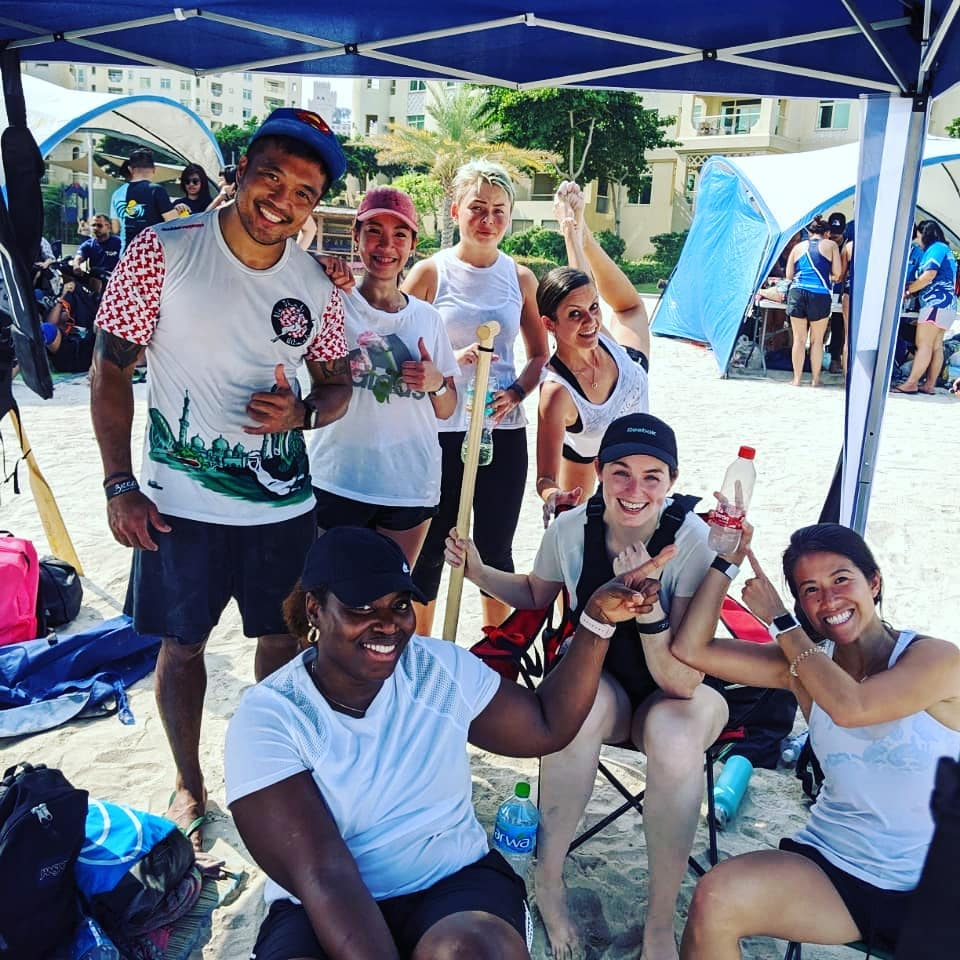 Congratulations to #caregiversteam for fighting hard at #dragonboatdubai.