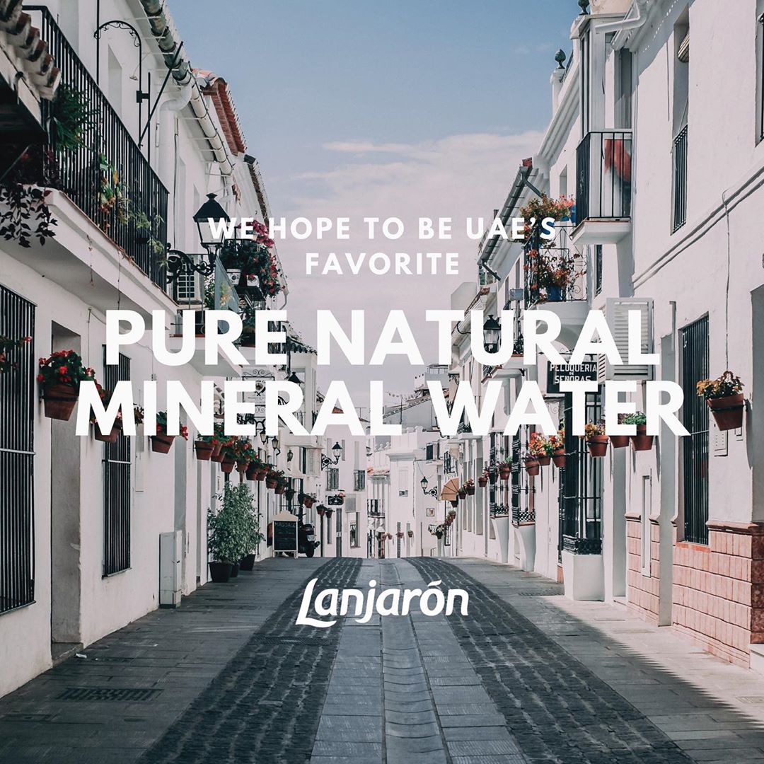 Lanjaron, hoping to be UAE’s favorite natural mineral water from a naturally protected reserve in the highest mountains of Al Andalus, Spain.