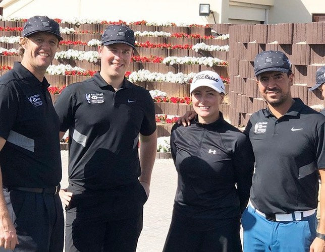 The winning team at HSBC Championship Sponsor Day. Special thank you to Abu Dhabi Sports Council 🇦🇪