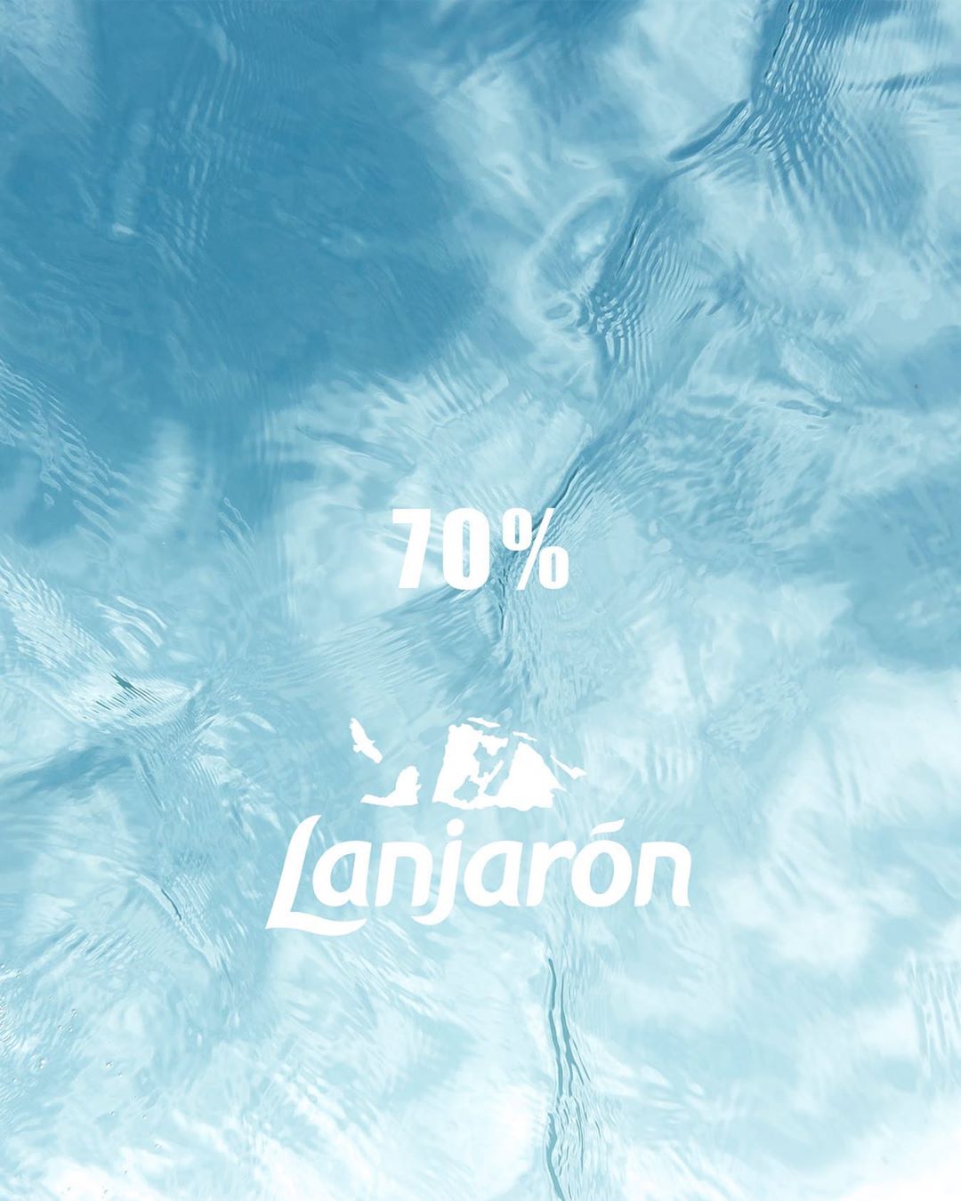 Today I learned 70% of the human brain is water! 💧 🧠 #Lanjaronmena