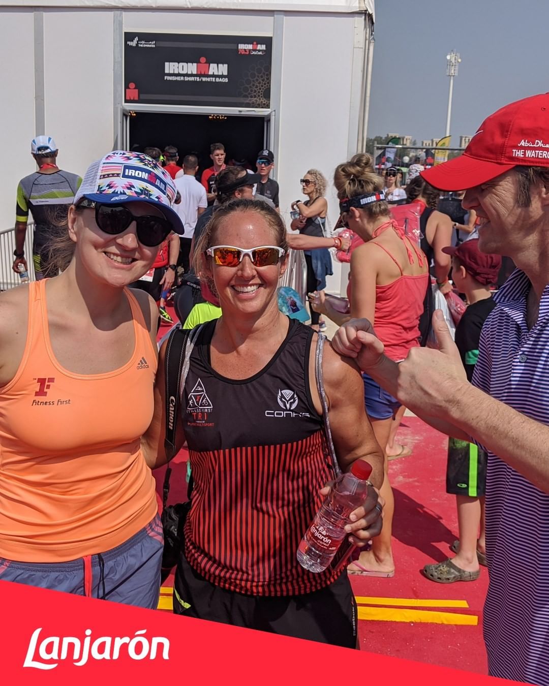 @lisa_hancox killing it as always. Congrats to your all female team in #Ironman #mydubai