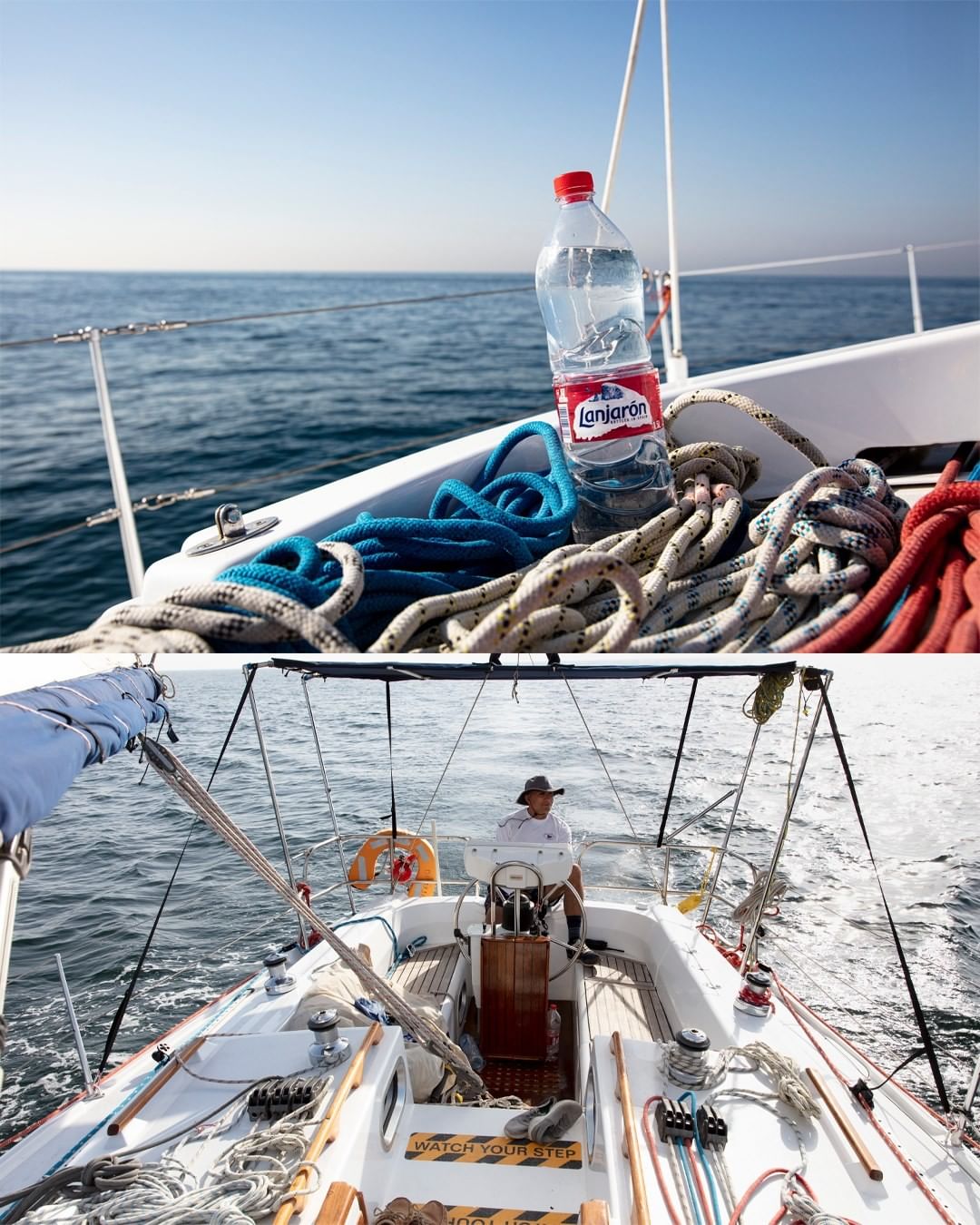 Lanjaron, at sea in Dubai Muscat Race 2020