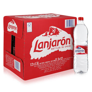 Lanjarón Natural Mineral Water - 12 x 1.5L Case